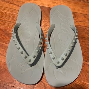 Christian Louboutin Rubber Flip Flops size 40